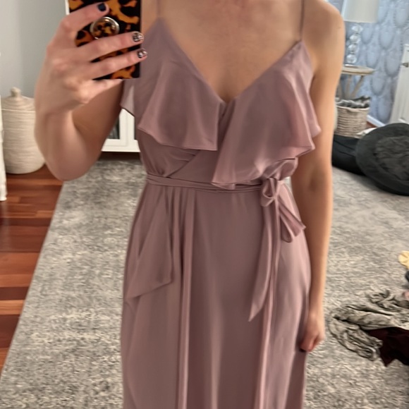 Amsale Nouvelle Bridemaid Dress MAUVE - Picture 5 of 5